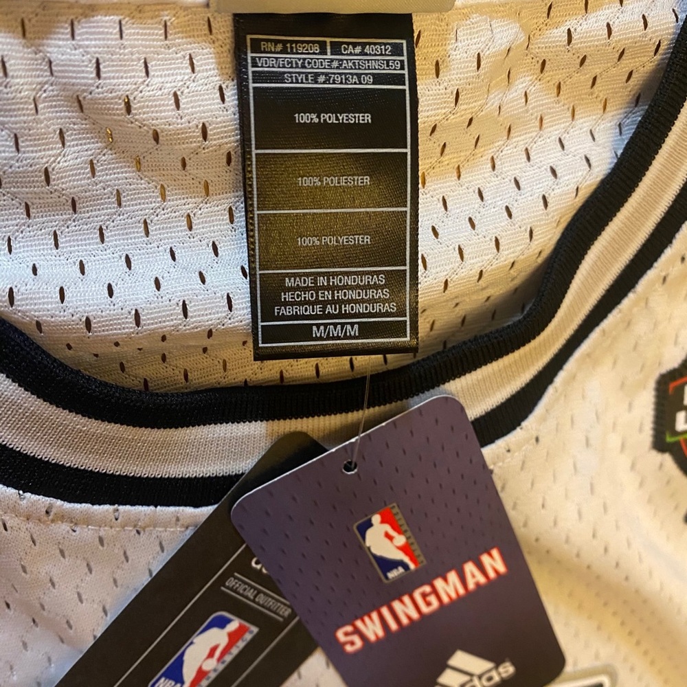 Blank Noche Latina San Antonio NBA Spurs Jersey - Picture 5 of 8